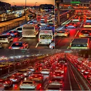 Traficul din Istanbul declarat cel mai aglomerat oraș din lume în 2024 Colaj DMS & Turkiye Today