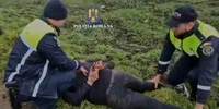 Hot masina Tecuci, capturat de poliţie  Sursa foto captură video jpg