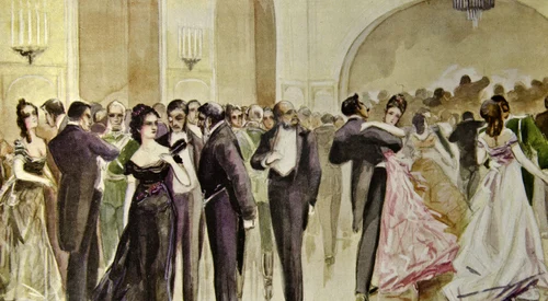 Banchet aristocratic  Ilustrație realizată de artistul Zahar Pichugin din cartea «Anna Karenina» FOTO Shutterstock jpeg